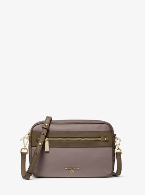 medium nylon gabardine shoulder bag