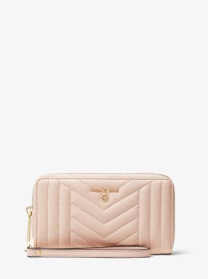 michael kors quilted wristlet