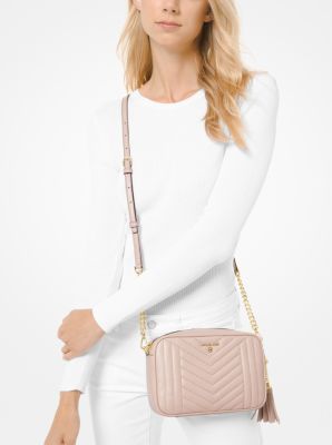 michael kors quilted camera bag