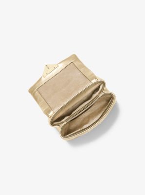 Très petit sac à bandoulière Cece en cuir matelassé et métallisé image number 1