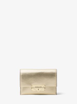 Cece Small Metallic Leather Wallet | Michael Kors