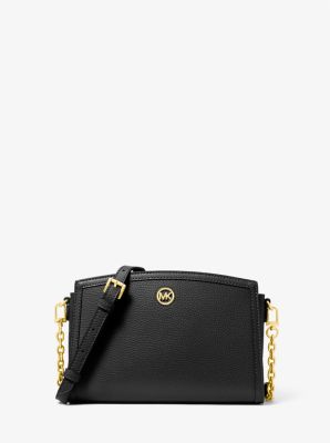 Chantal Large Pebbled Leather Crossbody Bag image number 0