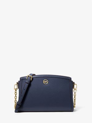 Chantal Large Pebbled Leather Crossbody Bag image number 0