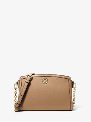 Borsa a tracolla Chantal grande in pelle martellata image number 0