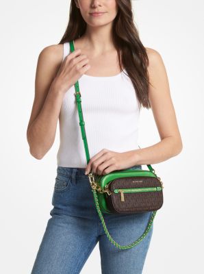 Greenwich Extra-Small Logo and Faux Leather Sling Crossbody Bag