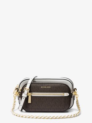 Michael Kors Jet Set Travel Large Ew Crossbody Saffiano Leather 18K 