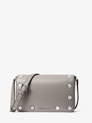 Holly Medium Embellished Pebbled Leather Crossbody Bag Michael Kors