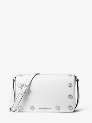 Holly Medium Embellished Pebbled Leather Crossbody Bag Michael Kors