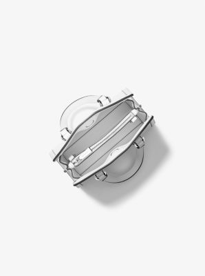 Chantal Extra-Small Crocodile Embossed Leather Messenger Bag