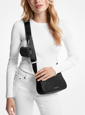 Michael Kors Jet Set Medium Nylon Gabardine Crossbody Bag With Case For  Apple Airpods Pro® In Pink | ModeSens