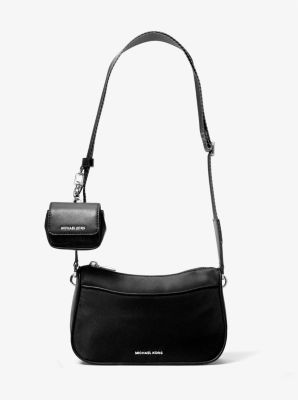 Jet Set Small Pebbled Leather Double-Zip Camera Bag