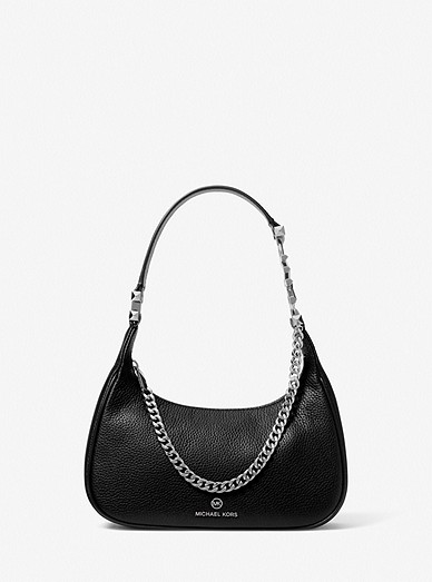 Piper Small Pebbled Leather Shoulder Bag