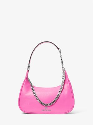 Bolso de hombro Piper peque&ntilde;o de piel granulada in CEREZA | Michael Kors