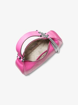 Bolso de hombro Piper peque&ntilde;o de piel granulada in CEREZA | Michael Kors