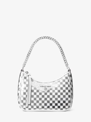 Jet Set Charm Small Checkered Shoulder Bag Michael Kors