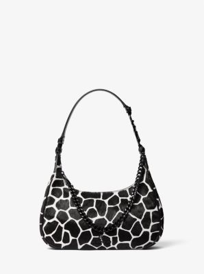 Piper Small Animal Print Calf Hair Shoulder Bag Michael Kors Canada