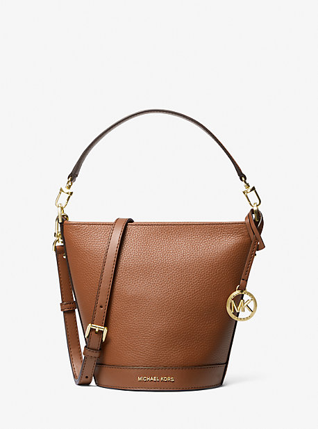 Michaelkors Townsend Small Pebbled Leather Crossbody Bag,LUGGAGE