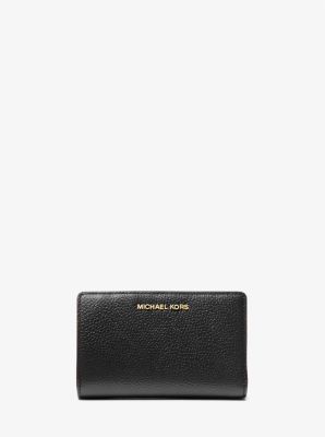 Michael kors quilted wallet black best sale