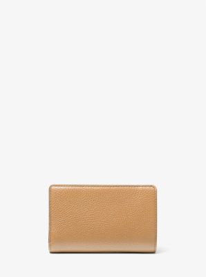 Medium Pebbled Leather Wallet Michael Kors