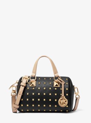 Grayson Small Studded Leather Duffel Crossbody Bag image number 0