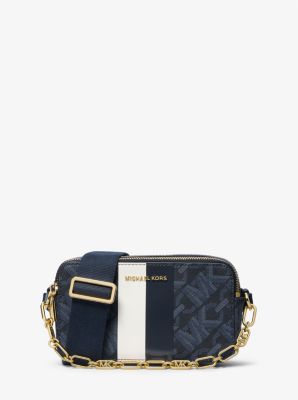 Michael kors double outlet zipper signature belt bag