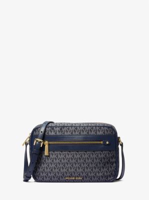 Michael kors houston large store crossgrain leather crossbody bag