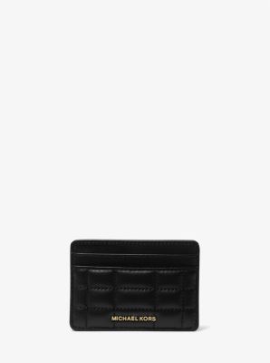 Jet Set Quilted Leather Card Case image number 0