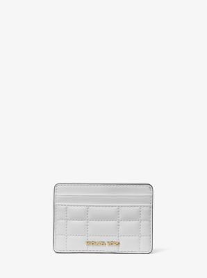 Hotsell Michael Kors Cece Card Case Leather Wallet Optic White/Multi New