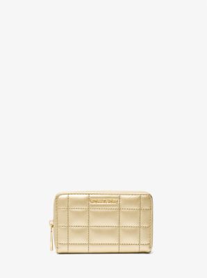 Women s Gold Designer Wallets Michael Kors