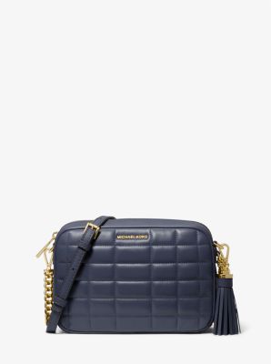 Michael kors black quilted crossbody bag online