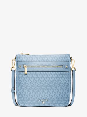 Jet Set Large Signature Logo Printed Crossbody Bag