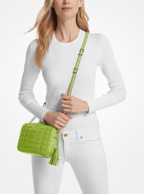 Padded leather crossbody bag sale