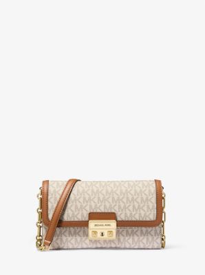 Tribeca Large Signature Logo Convertible Crossbody Bag image number 0