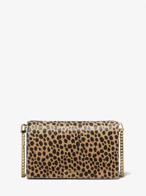 Jet Set Medium Cheetah Print Calf Hair Crossbody Bag image number 0