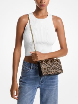 Jet Set Medium Cheetah Print Calf Hair Crossbody Bag image number 3