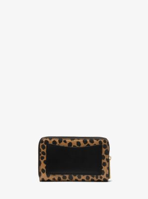 Jet Set Small Cheetah Print Calf Hair Wallet image number 2