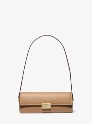 MK Ludlow Small Leather Convertible Pochette - Natural - Michael Kors MICHAEL Michael Kors