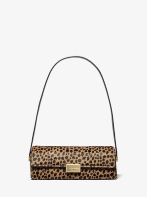 Ludlow Small Cheetah-Print Calf Hair Convertible Pochette image number 0