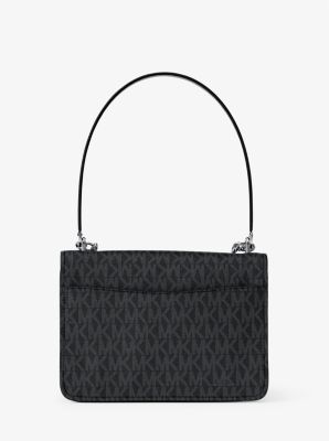 Borsa a tracolla Claire piccola con stampa logo image number 2