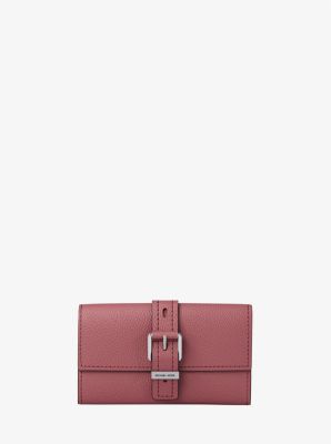 Nolita Medium Pebbled Leather Tri-Fold Wallet