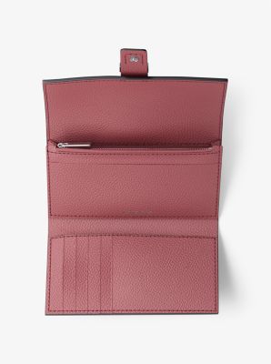 Nolita Medium Pebbled Leather Tri-Fold Wallet