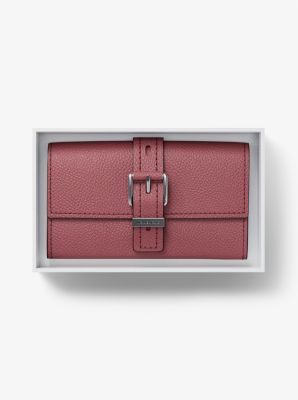 Nolita Medium Pebbled Leather Tri-Fold Wallet