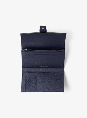 Nolita Medium Pebbled Leather Tri-Fold Wallet