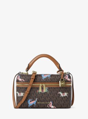 Umh&auml;ngetasche Jana Extra-Small mit Signature-Logomuster