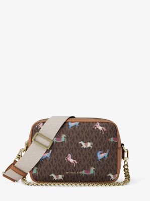 Bryant Medium Signature Logo Camera Crossbody Bag