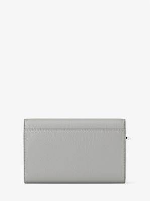 Cartera Jet Set grande de piel granulada