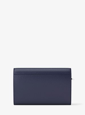 Cartera Jet Set grande de piel granulada in VESTIDO AZUL | Michael Kors