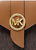 Small Logo and Leather Smartphone Crossbody Bag image number 4