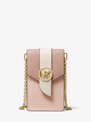 michael kors leather phone crossbody