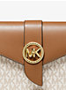 Medium Logo and Leather Convertible Crossbody Bag image number 4